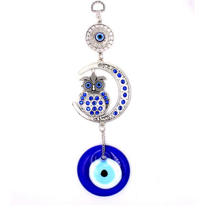 Blue Eye aka Evil Eye Owl Hanging Ornament