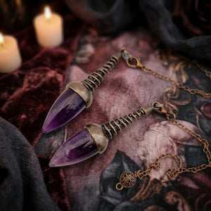 Amethyst Crystal Pendulum Inner Clarity