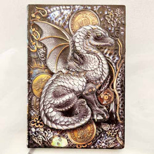 3D Embossed Dragon Journal