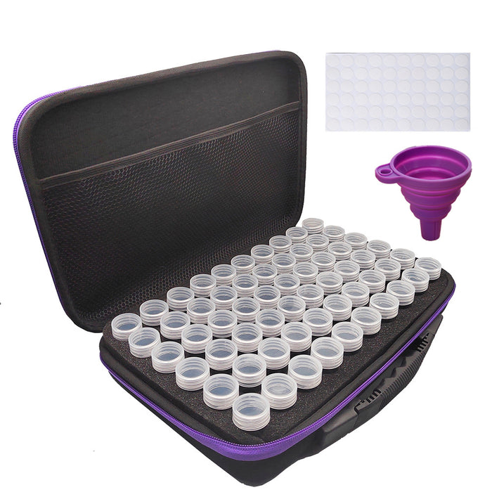 Diamond Art Storage Bag with Purple Trim (approx. 32x23x7cm)