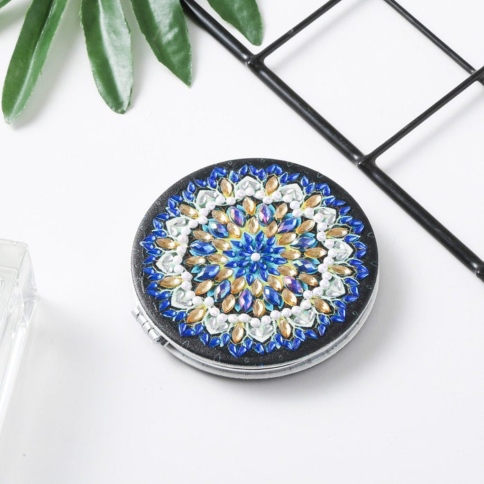 DIY Diamond Art Compact Mirror (ready to bejewel)