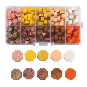 Wax Seal Particles in Re-usable Container