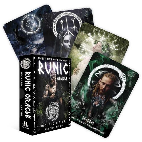 Runic Oracle Cards (ancient Norse myth and magic. 44 cards & guidebook)