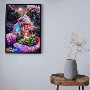 DIY Diamond Art Magical Cottage Wall Art Kit