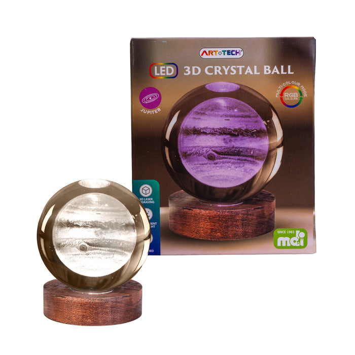 Jupiter 3D LED/USB Colour Changing Lamp (approx. 9.5x8cm)