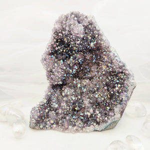 Amethyst Aura Standing Cluster