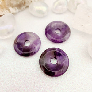 Amethyst Donut Pendant