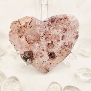 Amethyst Druzy Heart