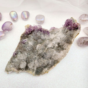 Amethyst Druzy Plate