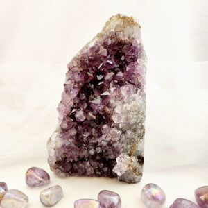 Amethyst Standing Cluster