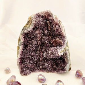 Amethyst Standing Cluster