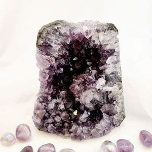 Amethyst Standing Cluster