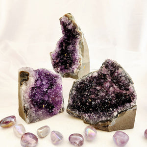 Amethyst Standing Cluster