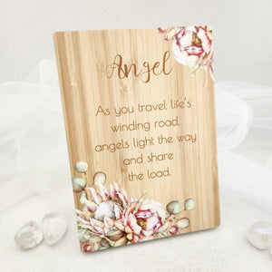 Angel Plaque | Free Standing | Resin