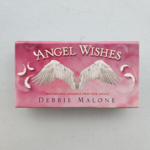 Angel Wishes Mini Inspirational Cards boxed set – front cover with inspirational card deck design