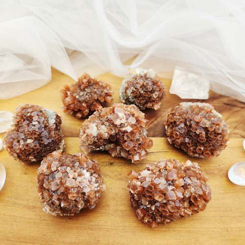 Aragonite Cluster aka Sputnik (assorted. approx. 4.6-5.9x3.7-4.9cm)