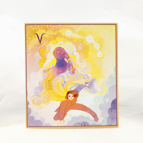 Aries Greeting Card (21st Mar to 21st Apr. blank)