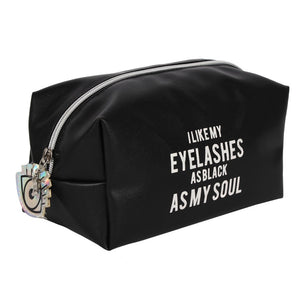 As Black as My Soul | Make-Up Bag | Plastic Lined