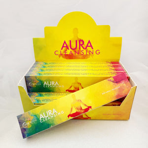 Aura Cleansing Incense Sticks | Hand rolled | New Moon Aromas | 15g
