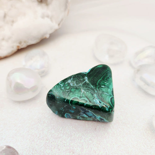 Azurite, Malachite & Chrysocolla Partially Polished Free Form (approx. 4x3x2cm)