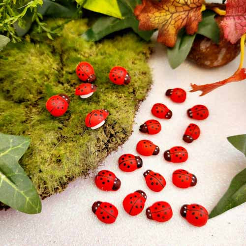 Bag of Tiny Stick-on Ladybugs (20)