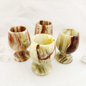 Banded Calcite Mini Goblet