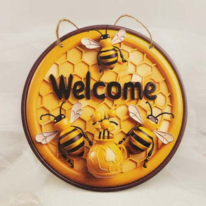 Bee Welcome Sign