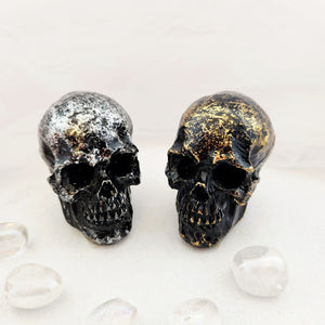 Black Metallic Finish Skull