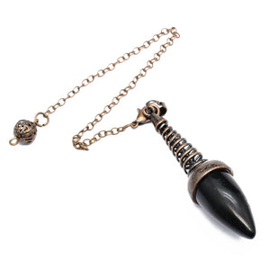 Black Obsidian Crystal Pendulum | Grounding & Protection | Assorted