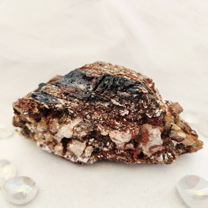 Black Tourmaline, Mica and Quartz Specimen