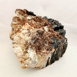 Black Tourmaline with Mica Rough Specimen