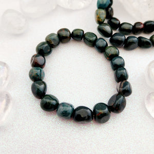 Bloodstone Nugget Bracelet