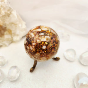 Blossom aka Flower Agate Sphere