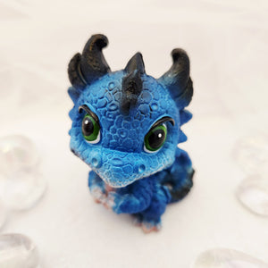 Blue Baby Big Eyed Dragon