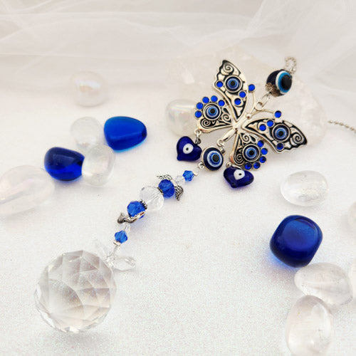 Blue Eye aka Evil Eye Butterfly Prism (approx.