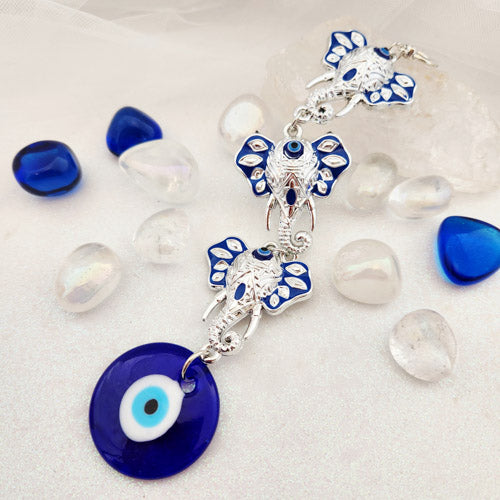 Blue Eye aka Evil Eye Hanging w. Elephants