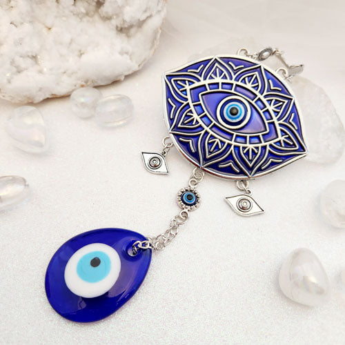 Blue Eye aka Evil Eye Wall Art (approx. 25cm)