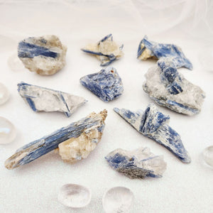 Blue Kyanite w. Quartz Specimen