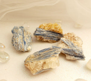 Blue Kyanite w. Quartz Specimen