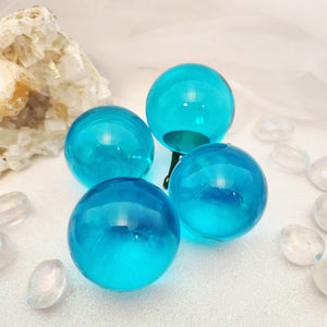 Blue Obsidian Sphere