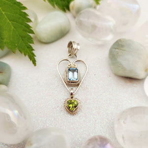 Blue Topaz Pendant