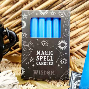 Blue Wisdon Magic Spell Candles