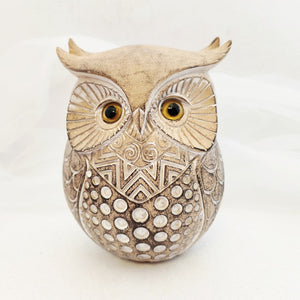 Brown Wooden Owl