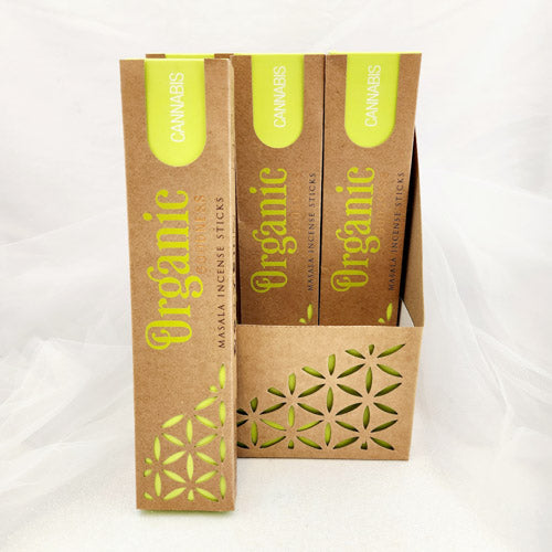 Cannabis Masala Organic Goodness Incense Sticks (Song of India. 15 gr)
