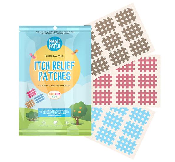 Magic Patch Chemical Free Itch Relief Patches (30 colourful designs that last up to 7 days)