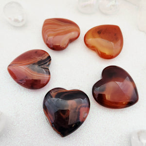 Carnelian/Agate Heart