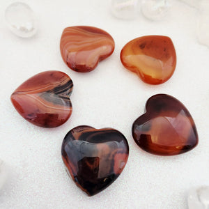 Carnelian/Agate Heart