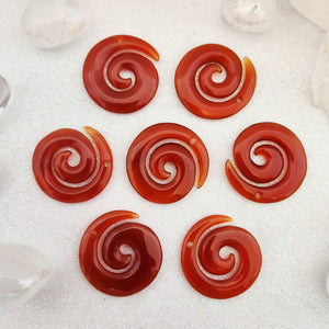 Carnelian Koru Pendant