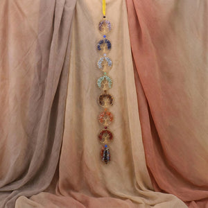 Chakra Tree of Life | Crystal Hanging | Wall Décor