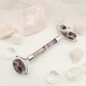 Chevron Amethyst Massage Roller